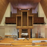 Le nouvel orgue pour le temple de Saignelégier est en cours de remontage, 20 novembre 2023